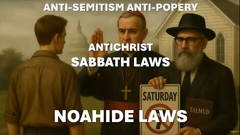 Anti-Semitism, Anti-Popery, Antichrist Sabbath Laws & Noahide Laws