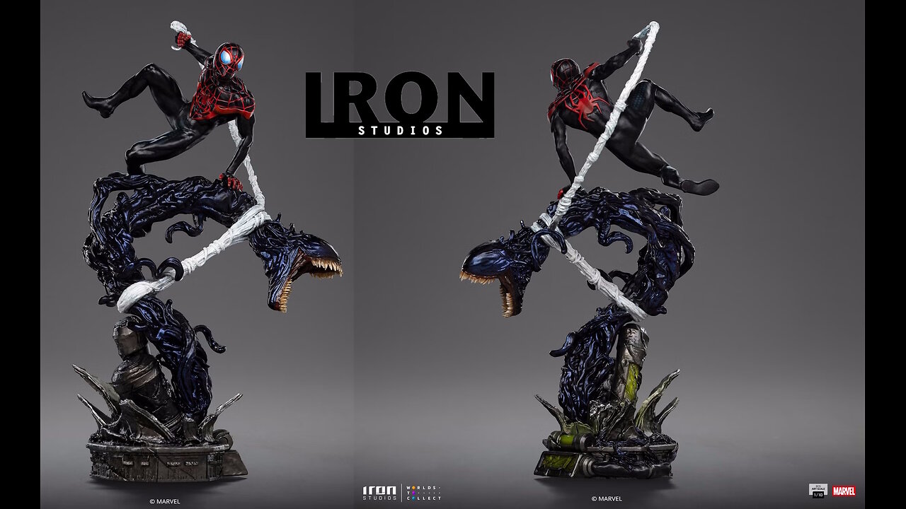 Miles Morales - Spider-Man vs Villains Diorama [1/10 Scale Statue by Iron Studios]