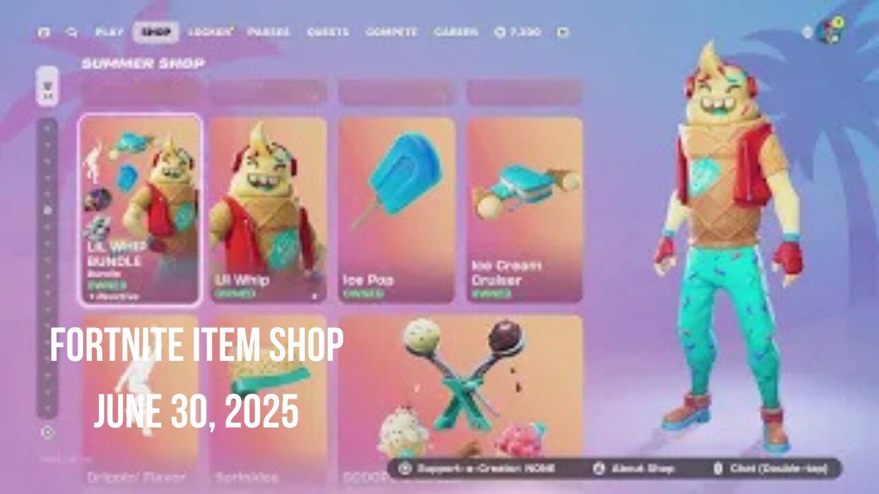Fortnite Item Shop|June 30, 2025(*New* The Bright Rabbit Bundle)