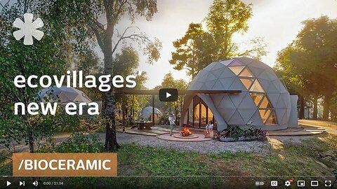 Biomimicry - homes made of bone-like biomaterial - Geoships
