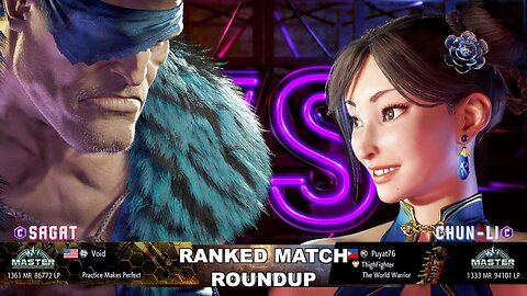 Kuya Kalbo SF6 Ranked Roundup. Chun Li Master Rank [Hori Fight Stick]