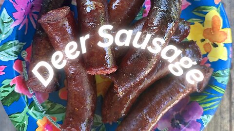 Deer Sausage On The BGE