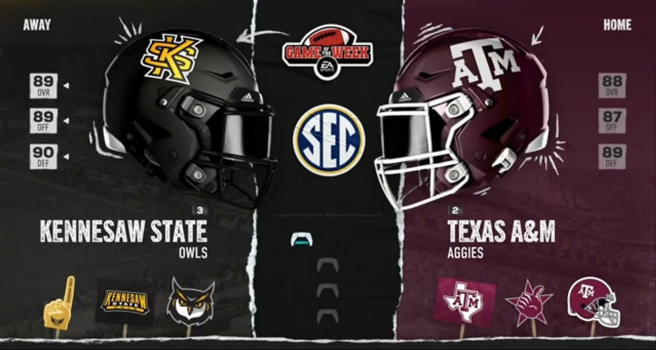 S4 Rebuild Kennesaw State vs Texas A&M: I went nuts early! Sound Down Please!