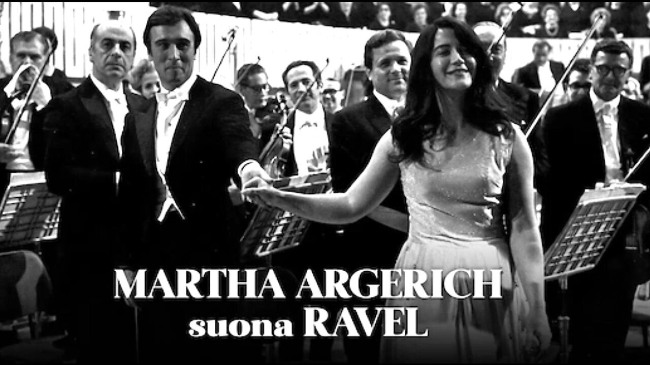 Martha Argerich plays Ravel - Caudio Abbado, RAI Symphony Orchestra of Rome (1969)