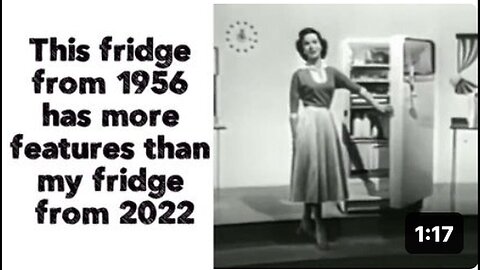 1956 Fridge Surpasses 2022 Model in Features