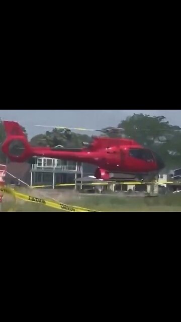 R A W S A L E R T S - 🚨#BREAKING： Watch as a Helicopter crash lands outside waterfront rest...