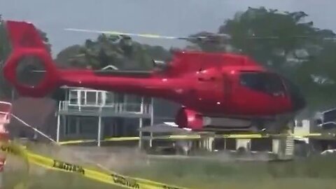 R A W S A L E R T S - 🚨#BREAKING： Watch as a Helicopter crash lands outside waterfront rest...