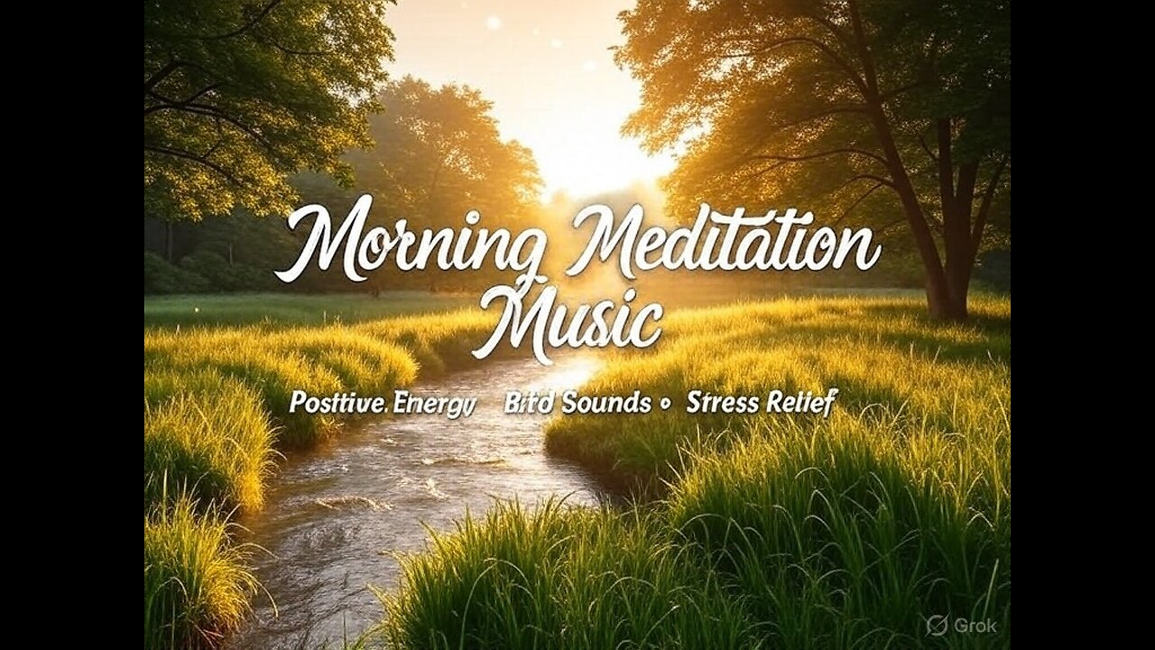 🌞 Relaxing Meditation Music for a New Day Full of Energy | Bird Sounds | Stress Relief | Sleep