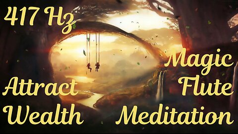 417 Hz Magic Flute Music Meditation to Attract Wealth & Clear Negativity