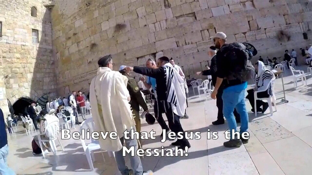 Watch what happens when YAHUSHUA is Preached in Jerusalem! Messianic Jewish Believers are often abused in Israel. Just like in the Bible days nothings changed. But Some will Listen