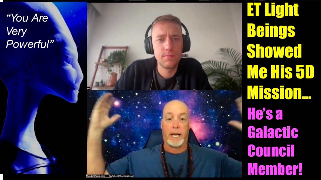 ET Light Beings Show Me His 5D Mission - He's A Galactic Council Leader!