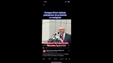 In Polish MP Grzegorz Braun