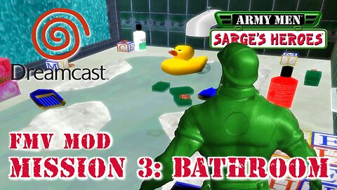 Army Men: Sarge's Heroes - Mission 3: Bathroom - Sega Dreamcast