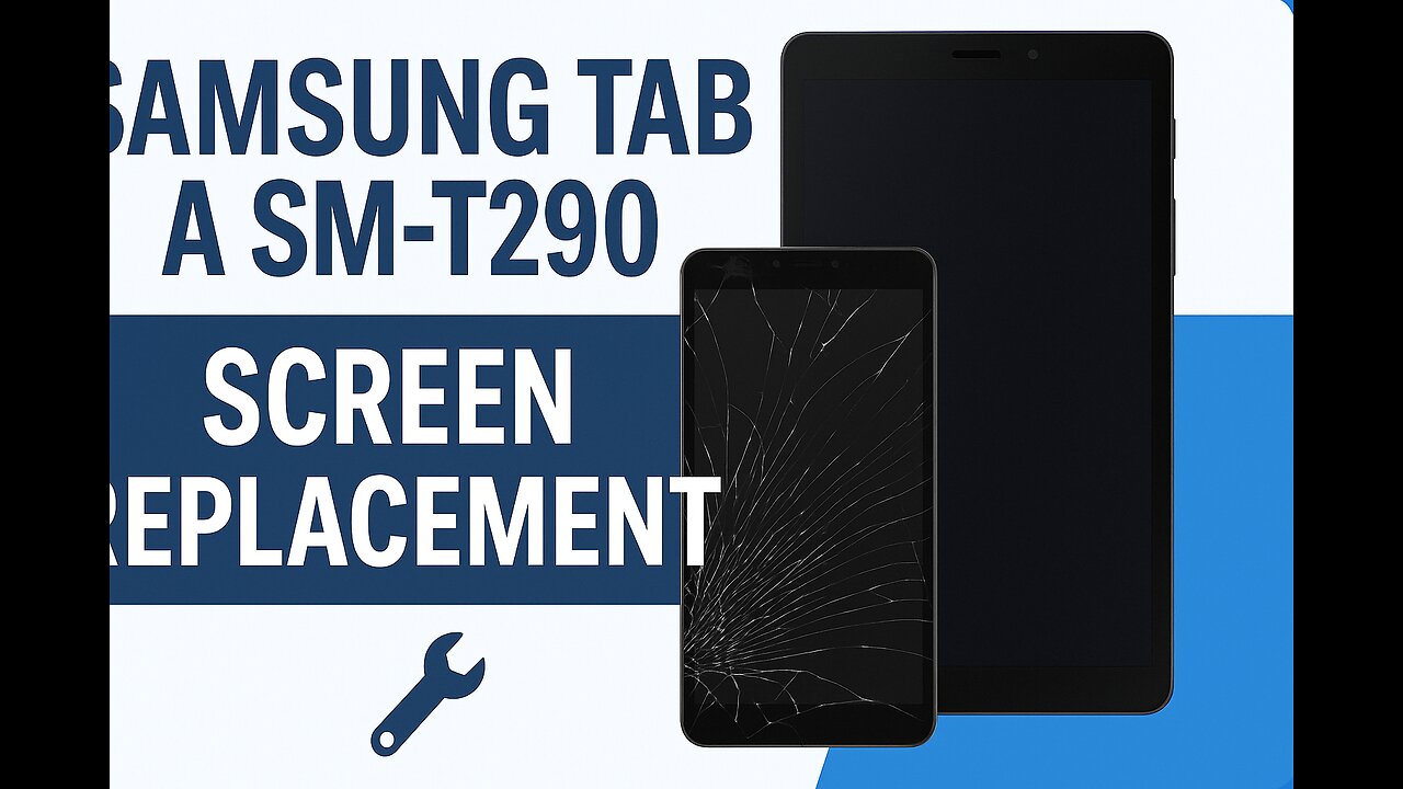🔧 Samsung Tab A SM‑T290 Screen Replacement | Step‑by‑Step Repair Guide