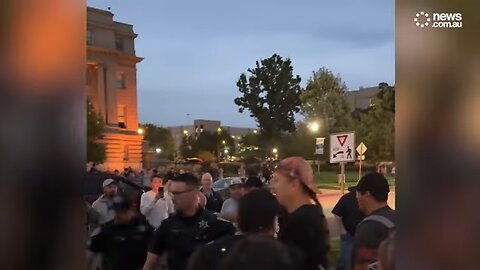 Huge brawl breaks as Charlie Kirk vigils are held across USA