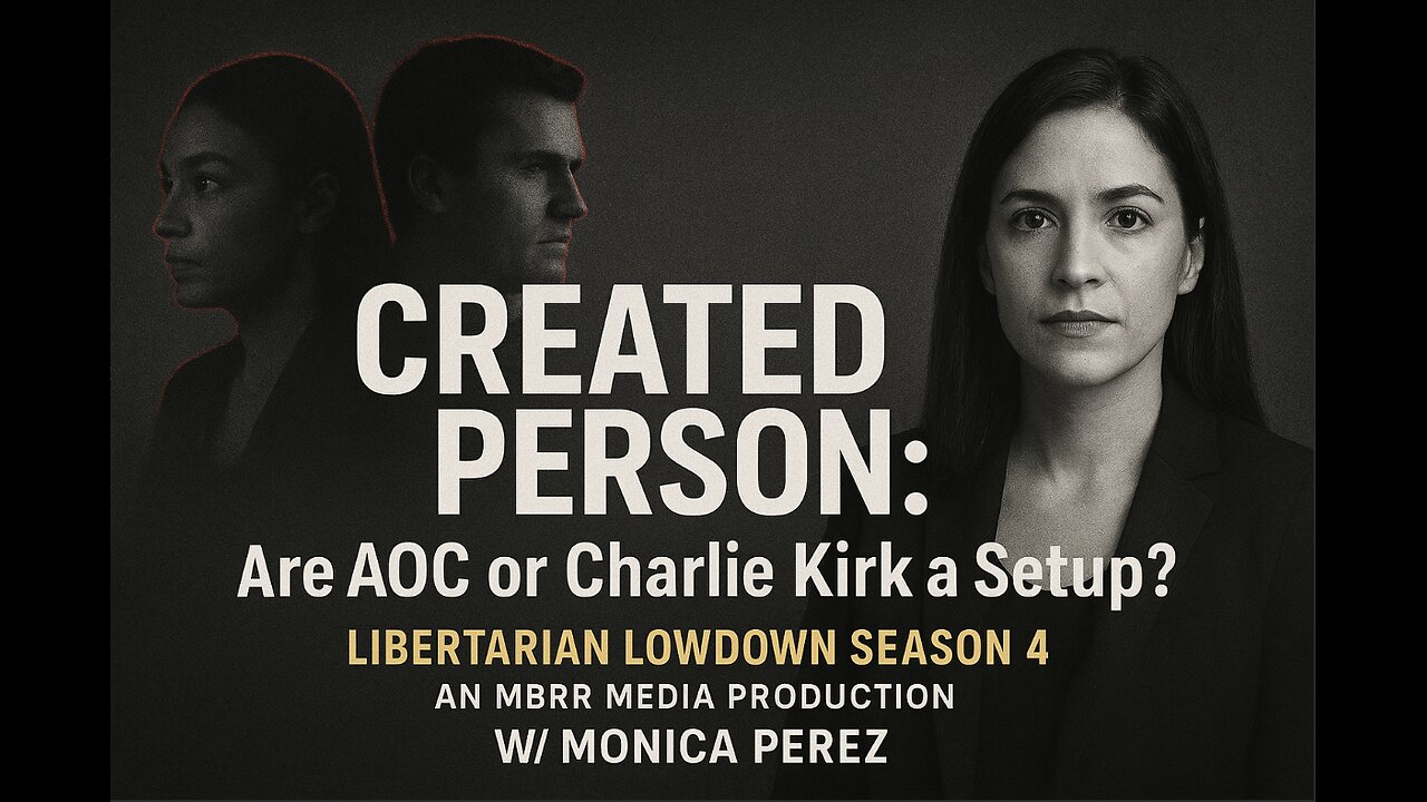 CREATED PERSON: Are AOC or Charlie Kirk a Setup? Libertarian Lowdown S4