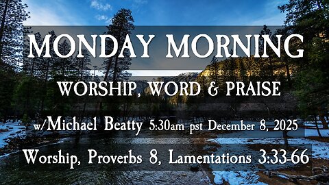 🌤️MONDAY MORNING✝️