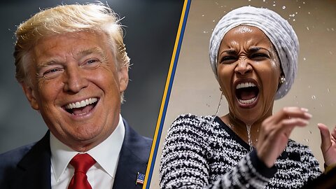 Ilhan Omar Blames President Trump For Being SQUIRTED ON | Drew Hernandez