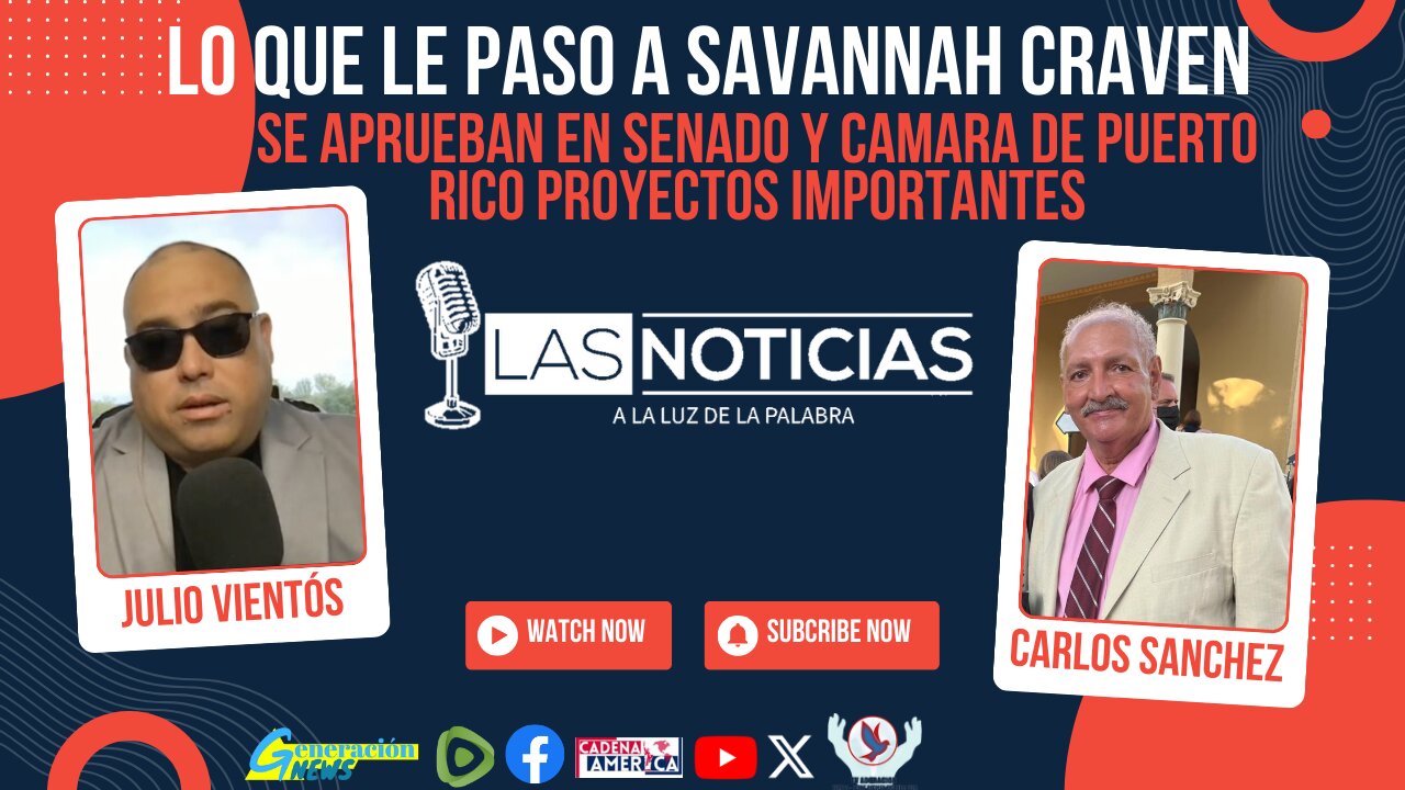 Savannah Craven | Se aprueban en cámara y senado de P.R. proyectos importantes.