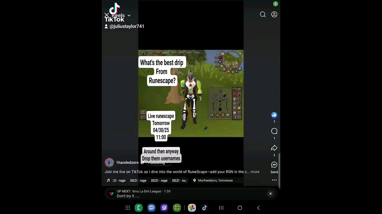 Runescape Live Event