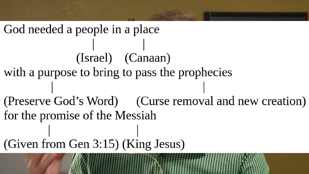 Foundations of Dispensationalism - Final Analysis, Why Did God Choose the Jews, Part 2