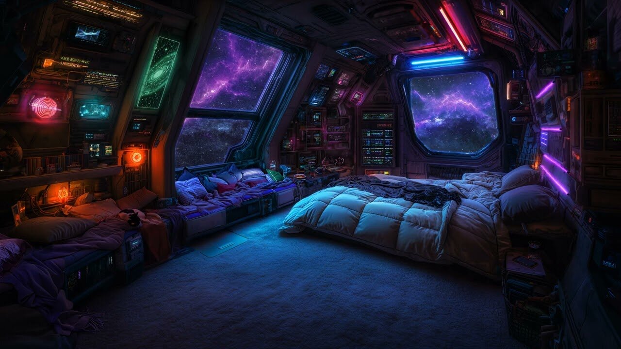 Living In Calm Space Escaping The Galaxy With Space Sounds | 10 Hours
