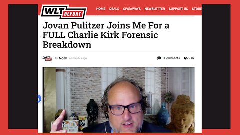 Jovan Pulitzer Joins Me For a FULL Charlie Kirk Forensic Breakdown