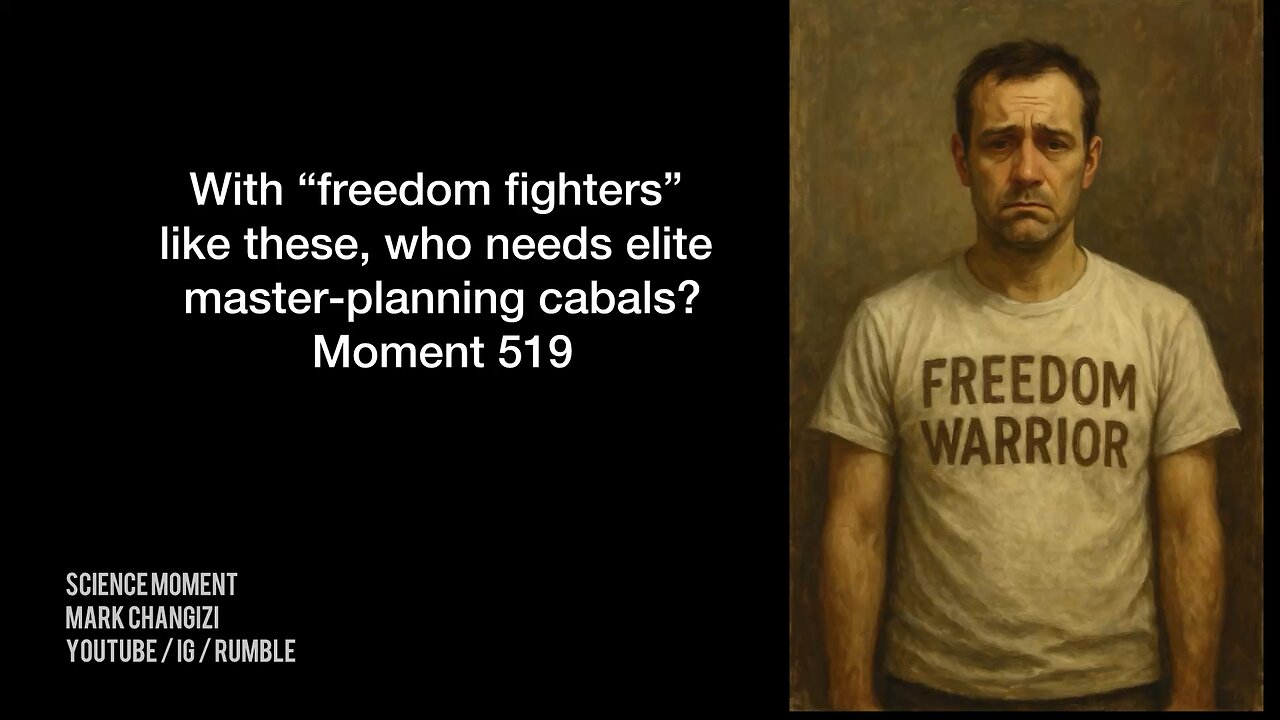 With “freedom fighters” like these below, who needs elite master-planning cabals? Moment 519