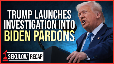 Trump Launches Investigation Into Biden Pardons