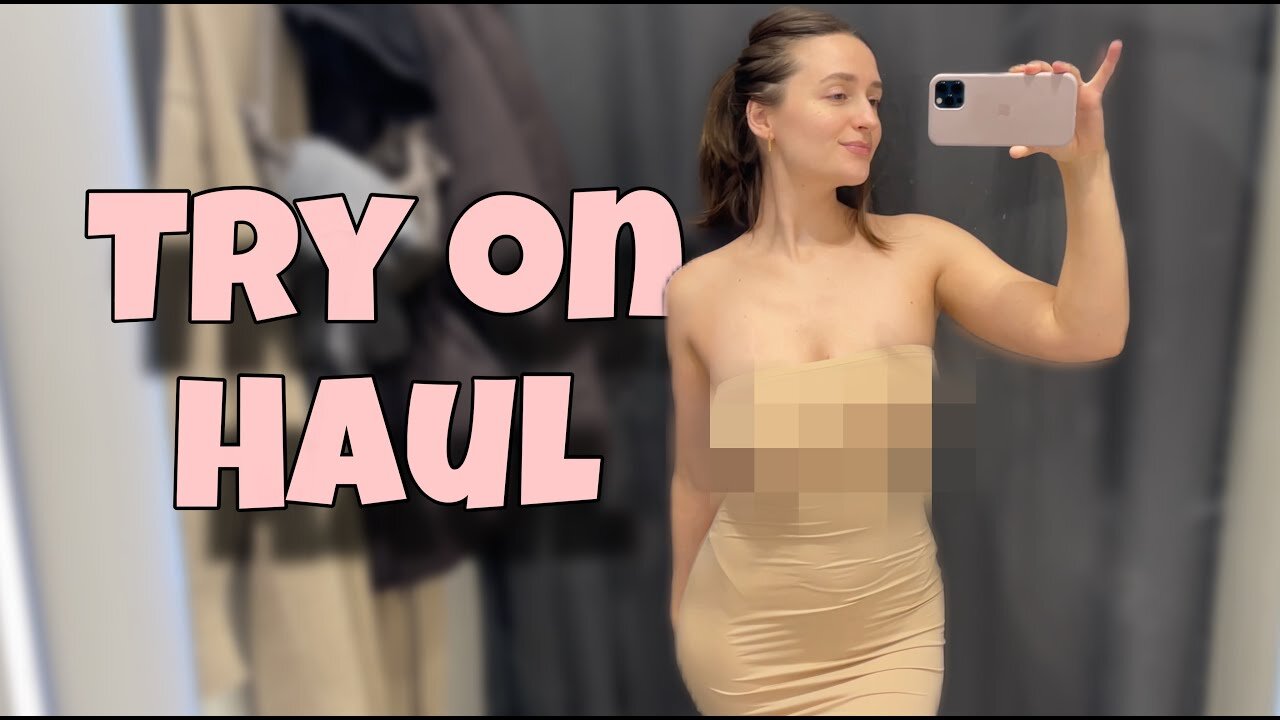 [4K] Transparent Try on haul Sheer Outfits See Throught With Klara Si