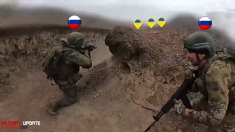 Close Combat: Russian Troops Trap Ukrainian Soldiers in Brutal Battle