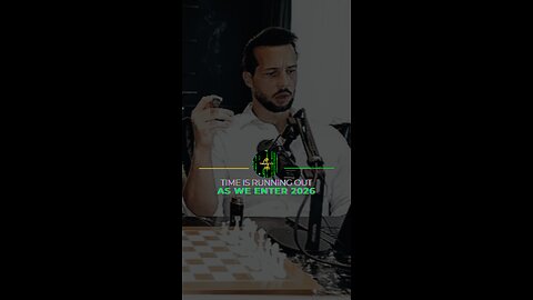 Time is running out as we enter 2026