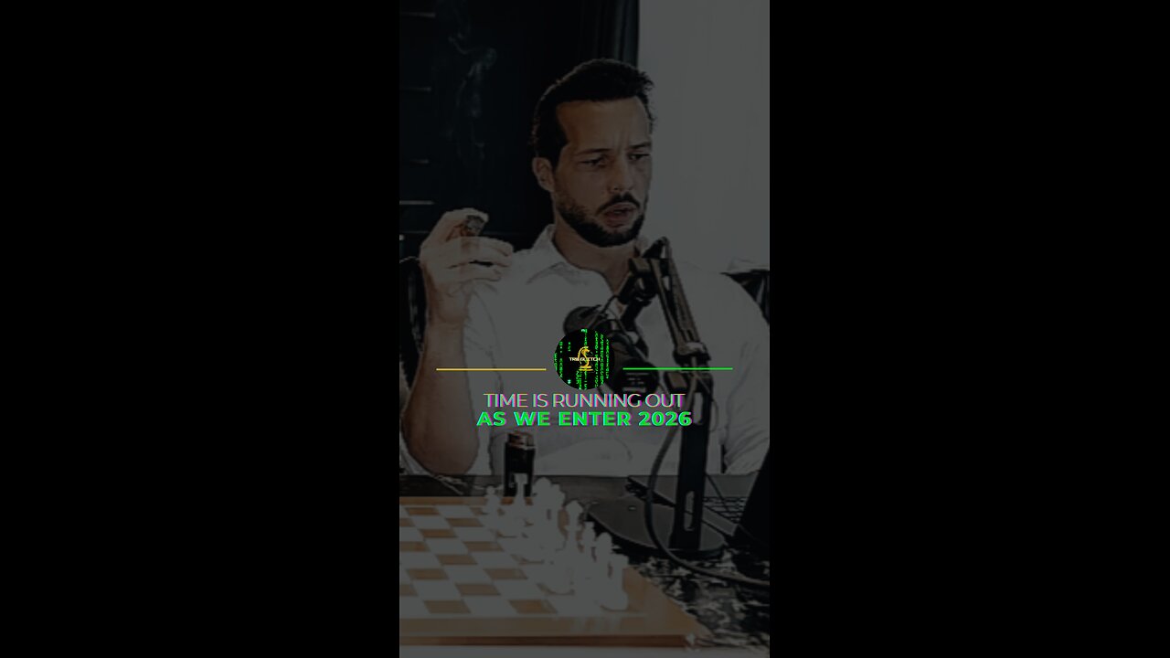 Time is running out as we enter 2026