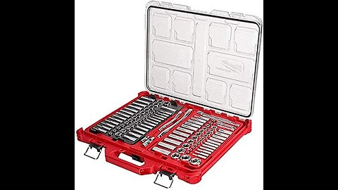 Milwaukee Electric - 106PC Rat. & Socket Set in PKOUT SAE-MM