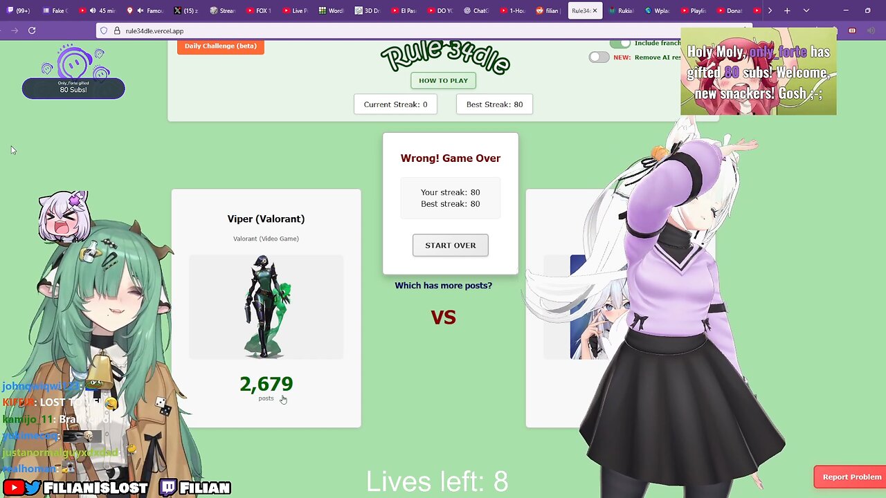 Filian and Crelly Horror Night (9/10/2025)