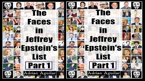The faces in Jeffrey Epstein's list Part 1 