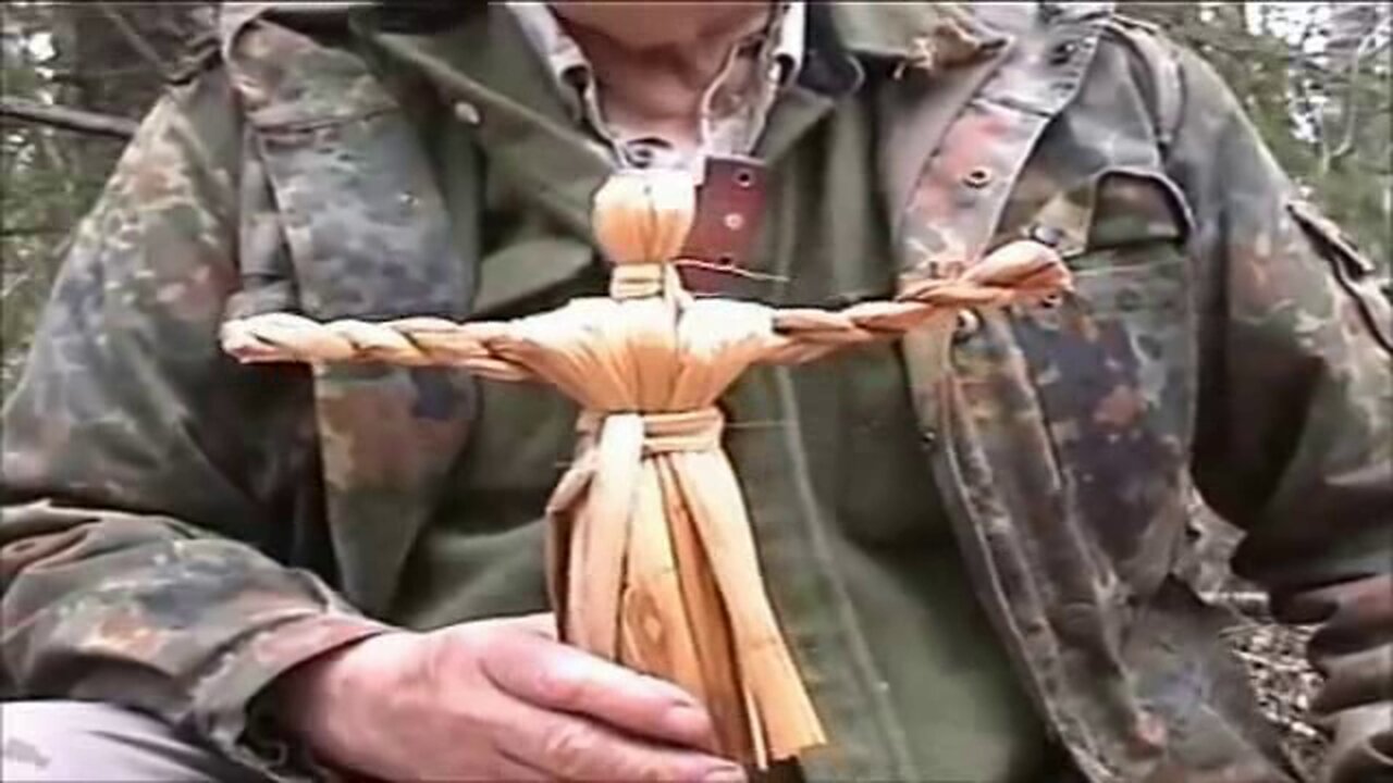 PRIMITIVE SURVIVAL, Simple, Lovable Cattail Doll For The Young In Camp