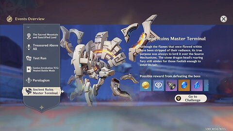 Ancient Ruins Master Terminal Location - Genshin Impact - Version 5.6