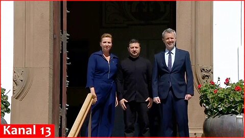 Danish prime minister welcomes Ukraine's Zelenskiy to Aarhus