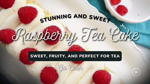 Raspberry Tea Cake | Light, Fruity & Perfectly Sweet!