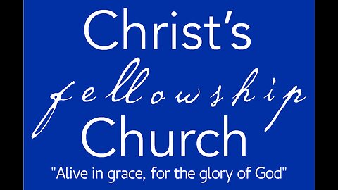 CFC Sunday Sermon - August 31, 2025 - Alive In Grace