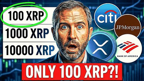 WHY 100 XRP MAY BE ENOUGH - BANKS WANT US TO STAY POOR - XRP WILL MAKE USD WORTH MORE AS PRICE RISE