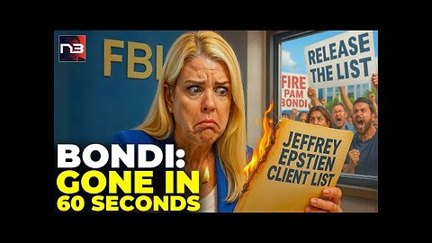 Epstein Footage SCANDAL: Bondi PANICS As Trump Changes Subject – Her Worst Nightmare BEGINS!