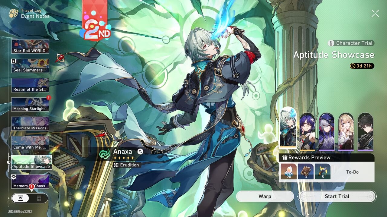 Aptitude Showcase Event Phase 2 - Honkai: Star Rail - Honkai: Star Rail (HSR) - Version 3.2