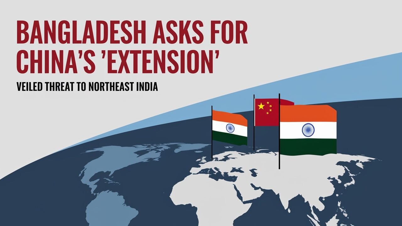 BANGLADESH ASKS FOR CHINA'S "EXTENSION" IN VEILED THREAT TO NORTHEAST INDIA।