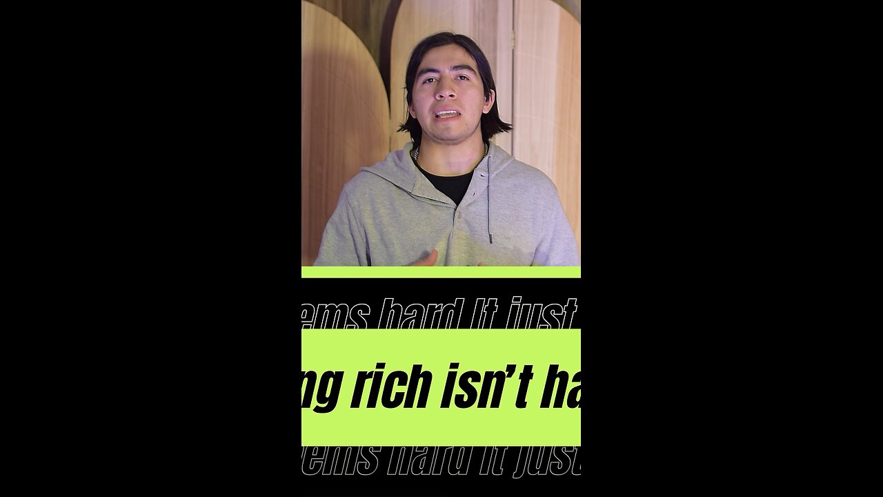 Getting rich isn't hard by Ed Delacruz #money #wealth #finance #reels #shorts