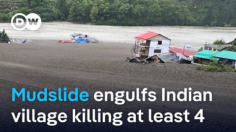 At least four people dead and dozens missing after mudslide in India's Uttarakhand state | DW News