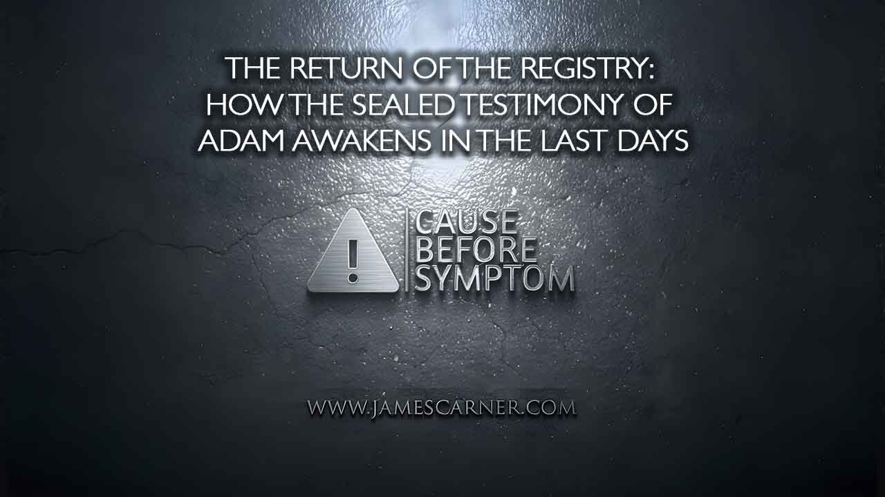 The Return of the Registry: How the Sealed Testimony of Adam Awakens in the Last Days