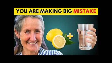 Barbara O'Neill Avoid This Common Mistake When Eating/Drinking Lemon Water!
