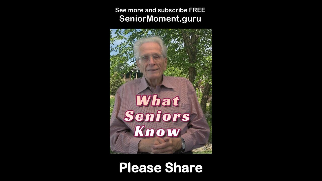 What Seniors Know
